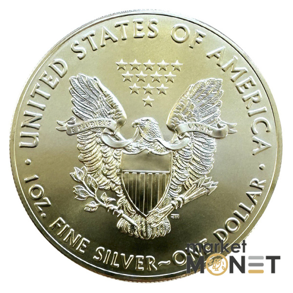 Срібна монета 1 долар 2018 США 999 1 Oz Американський орел
