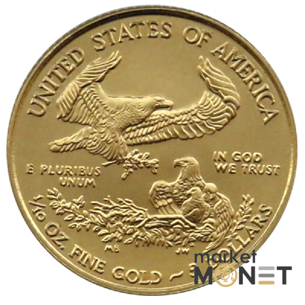 Золота монета 1/10 oz Американський Орел 5 доларів 2019 США Золота монета 1/10 oz Американський Орел 5 доларів 2019 США