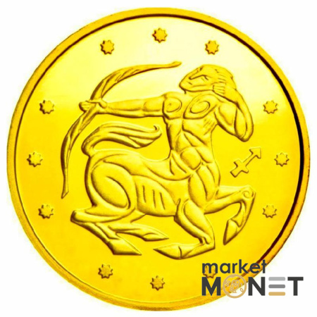 Золота монета 2 грн "Стрілець" 2007 Україна