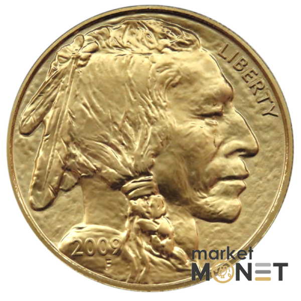 Золота монета 1oz Американський Бізон (Баффало) 50 доларів 2009 США Золота монета 1oz Американський Бізон (Баффало) 50 доларів 2009 США