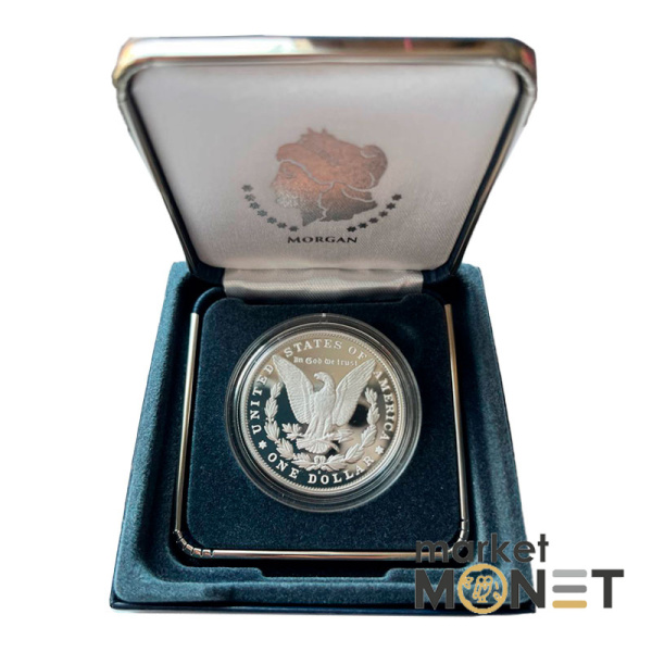 Срібна монета 1 долар 2024 рік, США. Morgan Dollar 2024